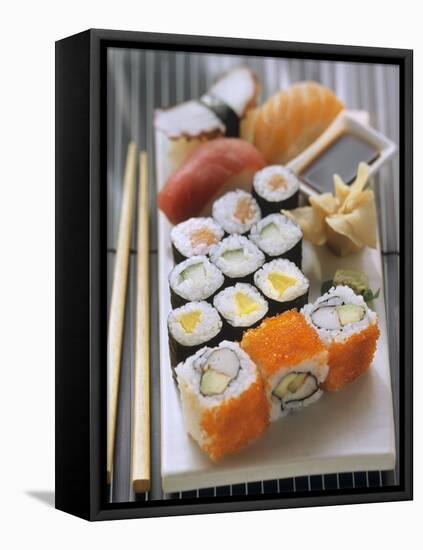 Assorted Sushi-null-Framed Stretched Canvas