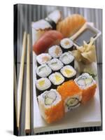 Assorted Sushi-null-Stretched Canvas
