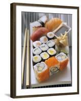 Assorted Sushi-null-Framed Photographic Print