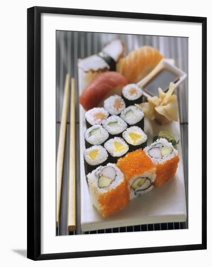 Assorted Sushi-null-Framed Photographic Print