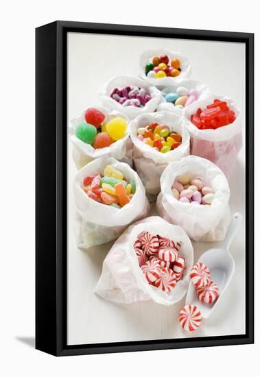 Assorted Sweets in Paper Bags (Usa)-Foodcollection-Framed Stretched Canvas