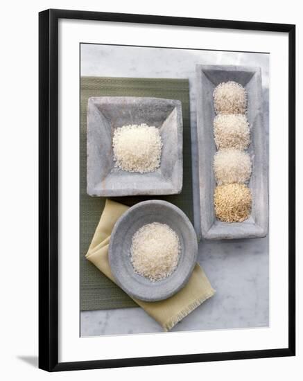 Assorted Types of Rice-null-Framed Photographic Print