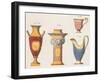 Assorted Vessels II-Anna Polanski-Framed Art Print