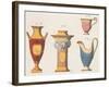 Assorted Vessels II-Anna Polanski-Framed Art Print