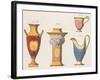 Assorted Vessels II-Anna Polanski-Framed Art Print