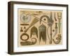 Assorted Weapons and Other Artefacts from India-null-Framed Art Print