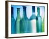 Assorted Wine Bottle Shadows-Ulrike Koeb-Framed Photographic Print