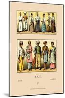Assortment of Asian Clothing-Racinet-Mounted Art Print
