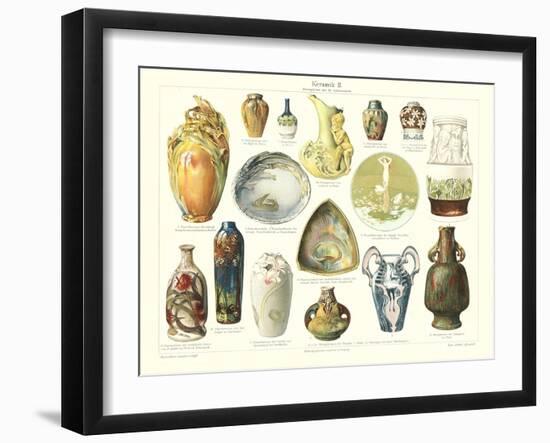 Assortment of Ceramics-null-Framed Art Print