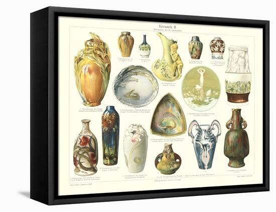 Assortment of Ceramics-null-Framed Stretched Canvas