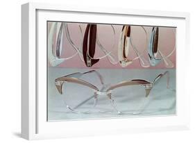 Assortment of Eyeglasses-null-Framed Art Print