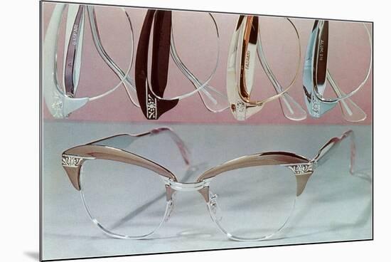 Assortment of Eyeglasses-null-Mounted Premium Giclee Print