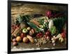 Assortment of Fruits, Vegetables & Nuts-null-Framed Photographic Print