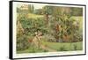 Assortment of Garden Plants-null-Framed Stretched Canvas