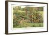 Assortment of Garden Plants-null-Framed Art Print