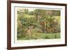 Assortment of Garden Plants-null-Framed Art Print