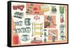 Assortment of Kitchen Goods-null-Framed Stretched Canvas