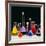 Assortment of Laboratory Flasks Holding Solutions-Tek Image-Framed Photographic Print