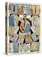 Assortment of Men's Shirts 1924-null-Stretched Canvas