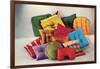 Assortment of Pillows, Retro-null-Framed Art Print