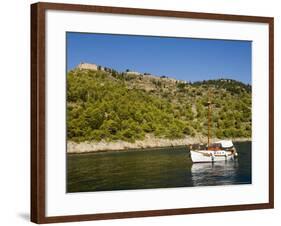 Assos Castle, Assos, Kefalonia (Cephalonia), Ionian Islands, Greece-R H Productions-Framed Photographic Print