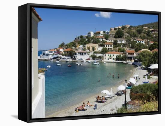 Assos, Kefalonia (Cephalonia), Ionian Islands, Greece-R H Productions-Framed Stretched Canvas