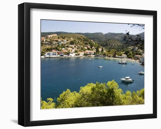 Assos, Kefalonia (Cephalonia), Ionian Islands, Greece-R H Productions-Framed Premium Photographic Print