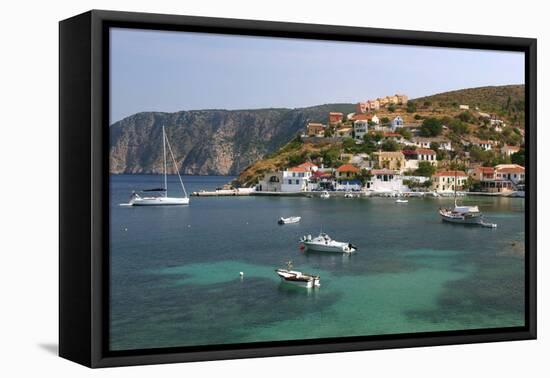 Assos, Kefalonia, Greece-Peter Thompson-Framed Stretched Canvas