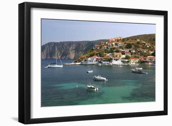 Assos, Kefalonia, Greece-Peter Thompson-Framed Photographic Print