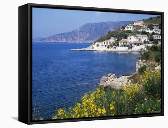 Assos, Kefalonia, Ionian Islands, Greek Islands, Greece-Michael Short-Framed Stretched Canvas