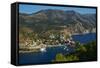Assos Village, Cephalonia, Ionian Islands, Greek Islands, Greece, Europe-Tuul-Framed Stretched Canvas