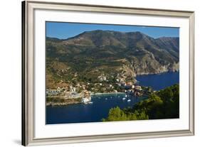 Assos Village, Cephalonia, Ionian Islands, Greek Islands, Greece, Europe-Tuul-Framed Photographic Print