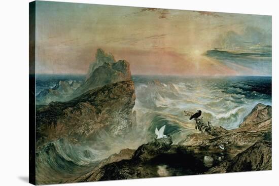 Assuaging of the Waters-John Martin-Stretched Canvas