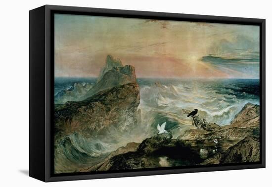 Assuaging of the Waters-John Martin-Framed Stretched Canvas