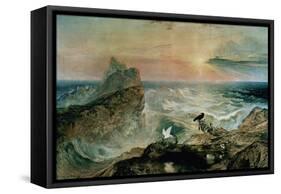 Assuaging of the Waters-John Martin-Framed Stretched Canvas