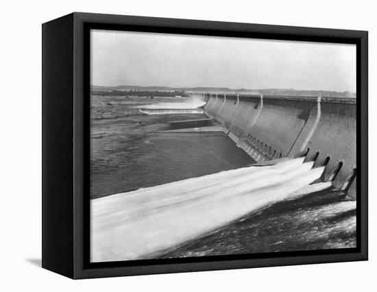 Assuan Dam on the Nile River-null-Framed Stretched Canvas