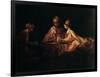 Assuerus, Haman and Esther, 1660-Rembrandt van Rijn-Framed Giclee Print