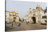 Assumption Cathedral, Ivan the Great Bell Tower, and Archangel Cathedral inside the Kremlin, UNESCO-Miles Ertman-Stretched Canvas