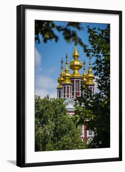 Assumption Church in the Novodevichy Convent, Moscow, Russia, Europe-Michael Runkel-Framed Photographic Print