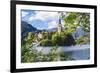 Assumption of Mary Church on an island at Lake Bled, Gorenjska, Balkan Peninsula, Carniola, Sloveni-Miva Stock-Framed Photographic Print