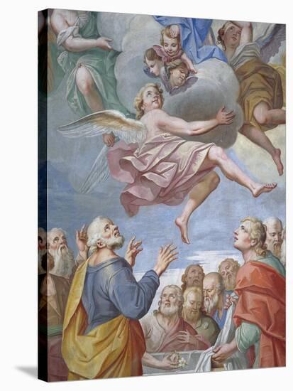 Assumption of Mary, Fresco-Giuseppe Mattia Borgnis-Stretched Canvas