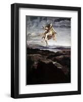 Assumption of Mary Magdalene-Giovanni Lanfranco-Framed Art Print