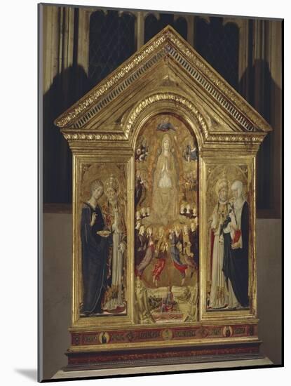 Assumption of the Virgin Between Saints Agata-null-Mounted Giclee Print