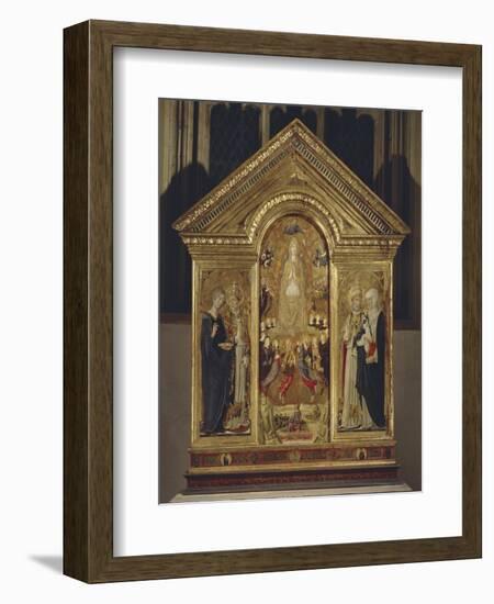 Assumption of the Virgin Between Saints Agata-null-Framed Giclee Print