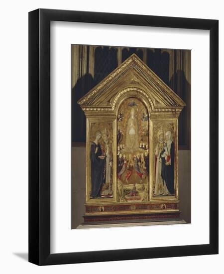 Assumption of the Virgin Between Saints Agata-null-Framed Giclee Print