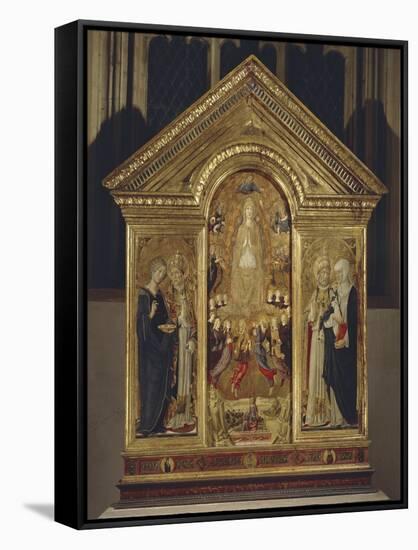 Assumption of the Virgin Between Saints Agata-null-Framed Stretched Canvas