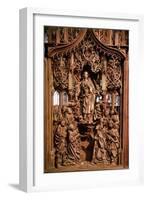 Assumption of the Virgin, Central Panel of the Marienaltar, 1505-10 (Limewood)-Tilman Riemenschneider-Framed Giclee Print