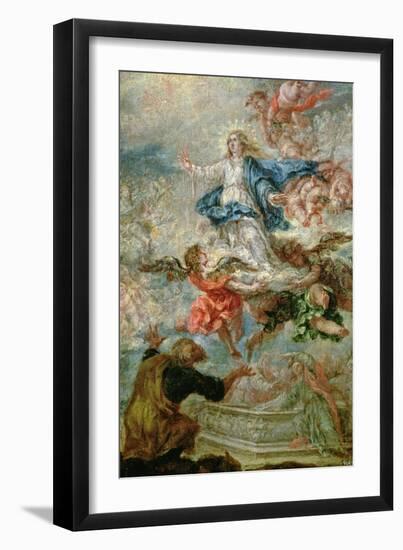 Assumption of the Virgin Mary, 1676-Juan de Valdes Leal-Framed Giclee Print