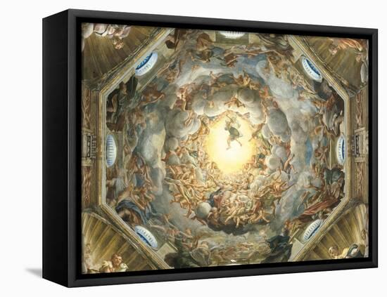 Assumption of the Virgin-Correggio-Framed Stretched Canvas