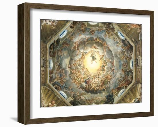 Assumption of the Virgin-Correggio-Framed Art Print